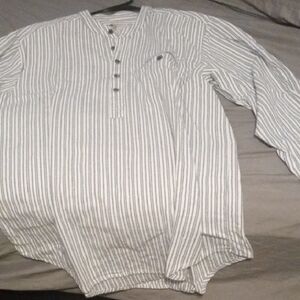 Classic Striped Button-Down Shirt for Men